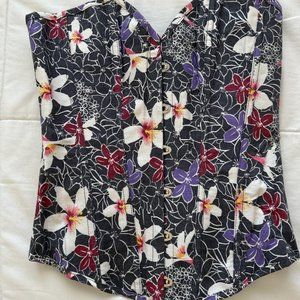 floral corset top
